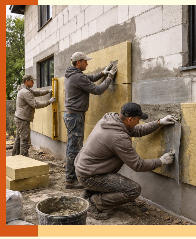 Утепление дома из газобетона в находке качественно и долговечно