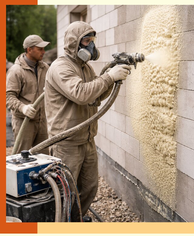 Утепление дома из газобетона ППУ в находке — надежная теплоизоляция