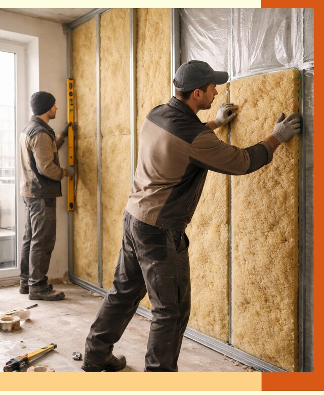 Утепление квартиры изнутри в находке от 4487 руб. за м2 | Проф. работы ТепломастерНхд