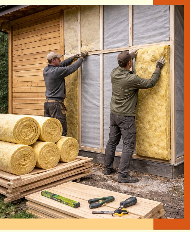 Утепление бани снаружи в находке от 87678 руб. под ключ | ТепломастерНхд