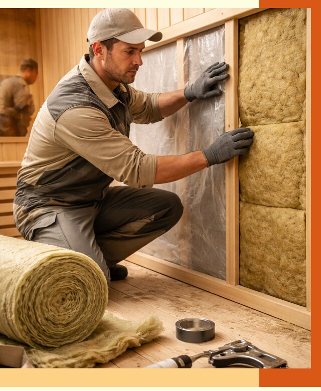 Утепление сауны изнутри в находке от 6705 руб. за м2 | ППУ, под ключ — ТепломастерНхд