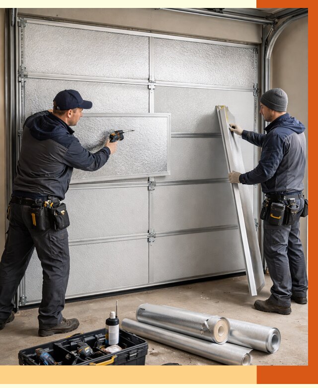 Утепление гаражных ворот в находке от 8097 руб/м2 — надежно и быстро | ТепломастерНхд