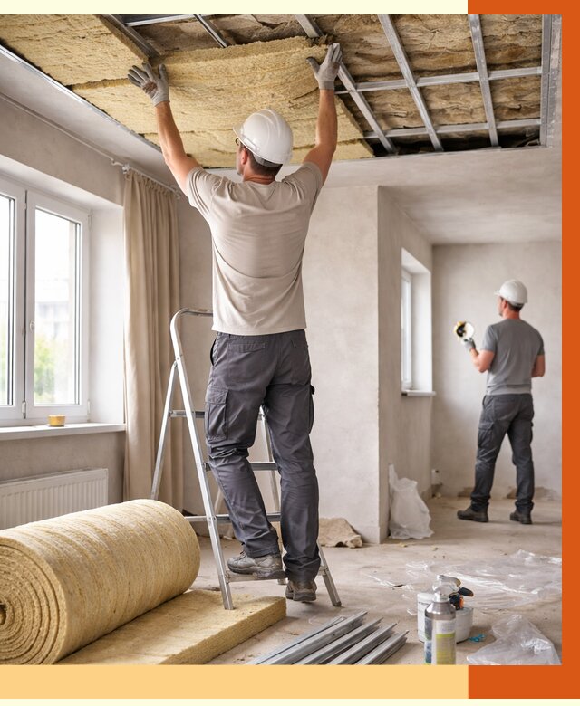 Утепление потолка в частном доме в находке от 980 руб./м² — работы под ключ | ТепломастерНхд