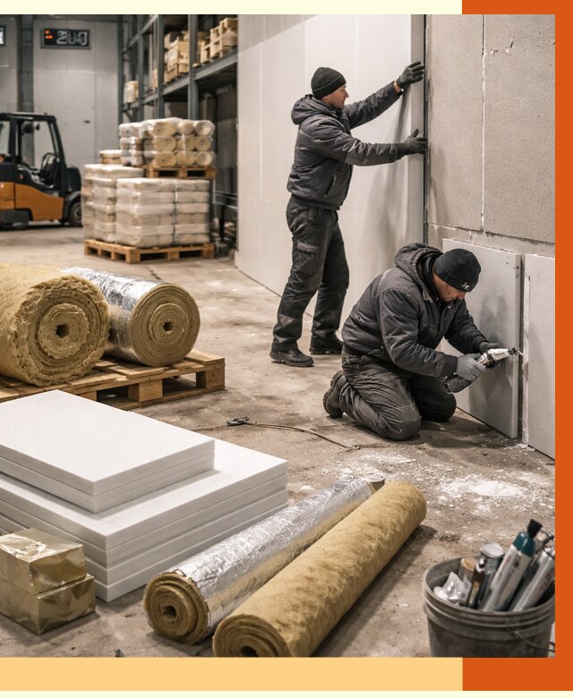 Утепление холодного склада в находке от 8768 руб/м2 — комплексное под ключ | ТепломастерНхд