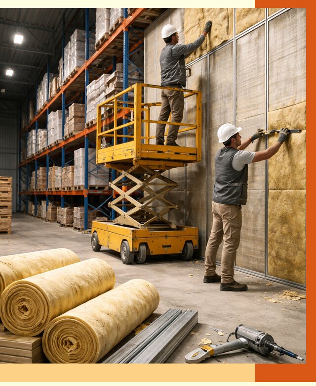 Утепление торгового склада в находке от 3301 руб/м2 — комплексно и под ключ | ТепломастерНхд