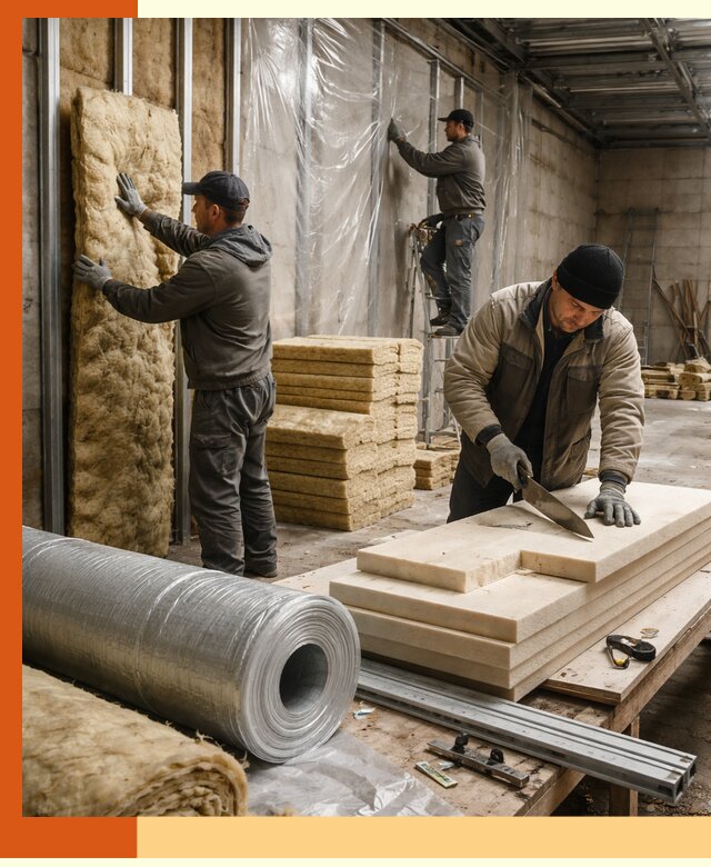 Утепление торгового склада в находке с энергоэффективными решениями