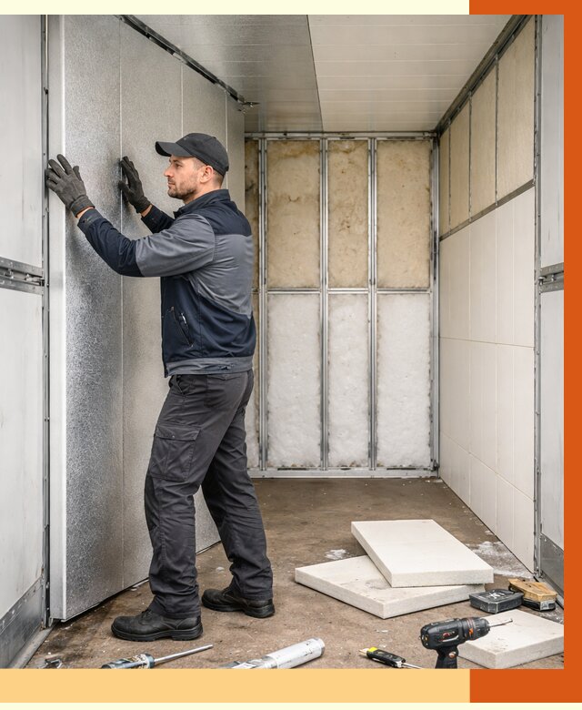 Утепление холодильного кузова в находке от 13925 руб. под ключ | ТепломастерНхд