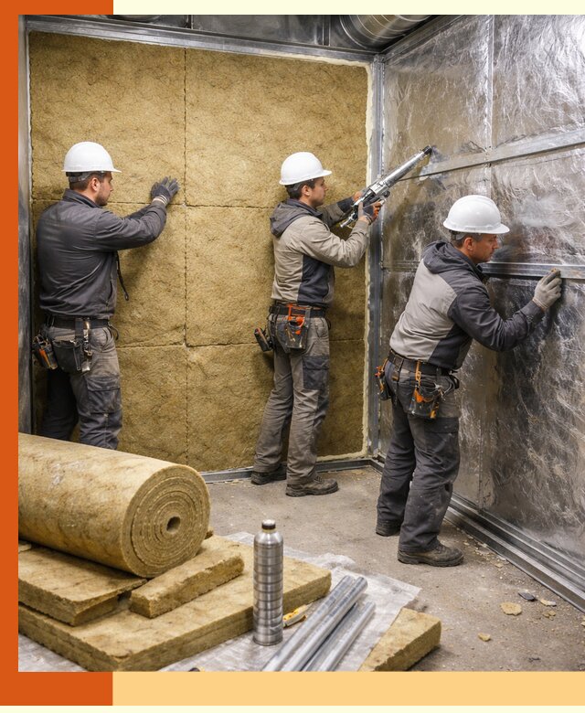 Утепление венткамеры в находке — качественная теплоизоляция и шумопоглощение