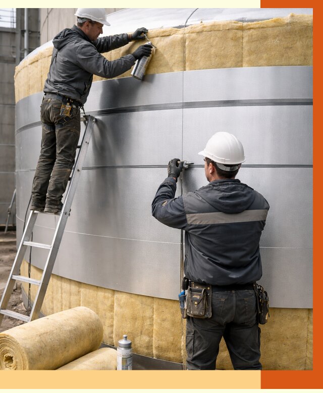 Утепление цистерны в находке пенополиуретаном от 14957 руб. под ключ | ТепломастерНхд