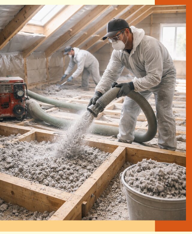 Утепление эковатой в находке от 3043 руб./м2 — монтаж и задувка | ТепломастерНхд