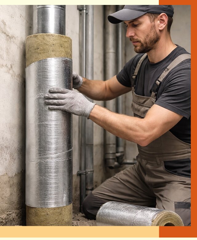 Шумоизоляция труб в находке от 1238 руб. — шумоподавление и звукоизоляция труб | ТепломастерНхд