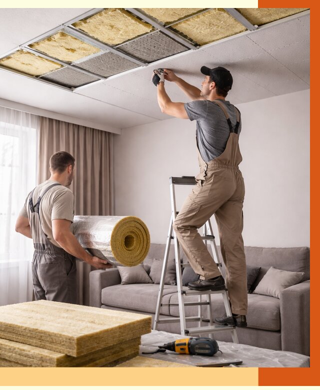 Шумоизоляция потолка в находке от 2321 руб. под ключ | Профессионально — ТепломастерНхд