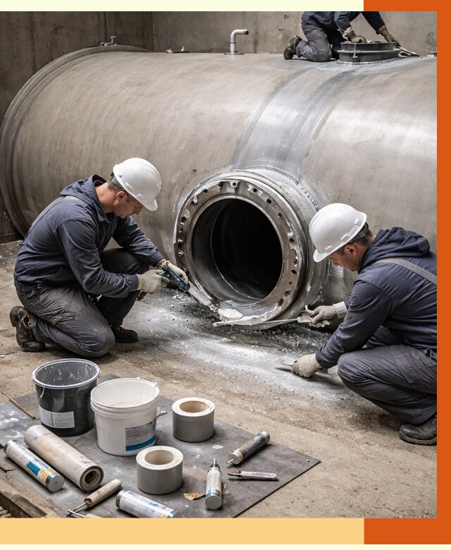 Гидроизоляция резервуара с топливом в находке от 77363 руб. под ключ | ТепломастерНхд