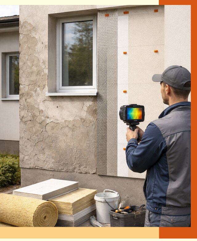 Тепловизионное обследование фасада в находке от 4642 руб. под ключ | ТепломастерНхд